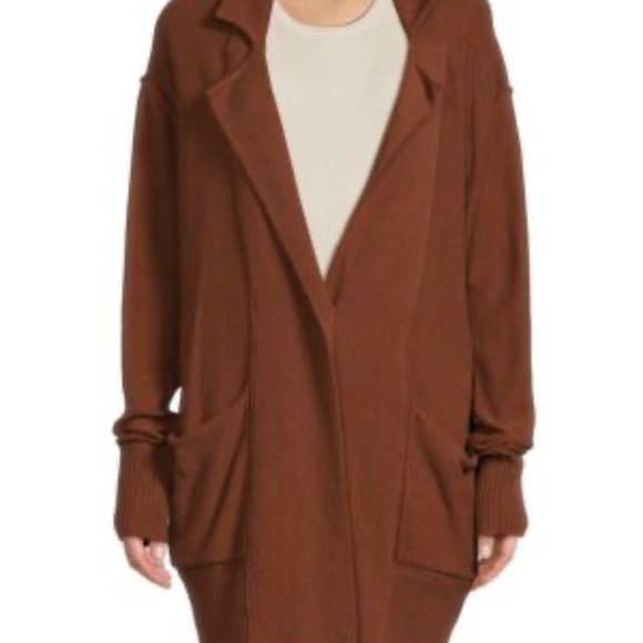 We The Free Rich Brown Open Cardigan - Picture 1 of 16